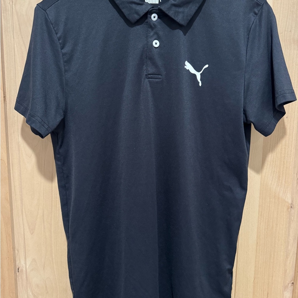 Puma Men's Black Polo Shirt